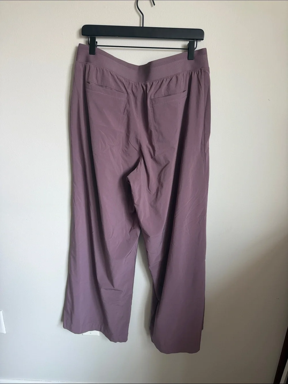 Athleta Pleated Wide-Leg Trousers in Dusty Mauve - Picture 2 of 4